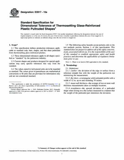 Standards PDF Cover Page