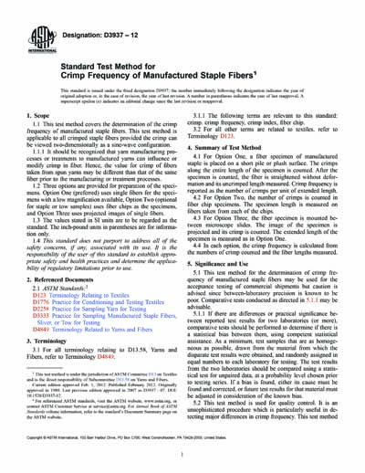 Standards PDF Cover Page