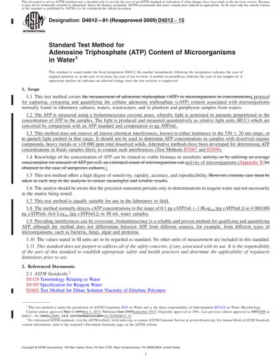Standards PDF Cover Page