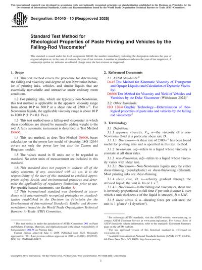 Standards PDF Cover Page