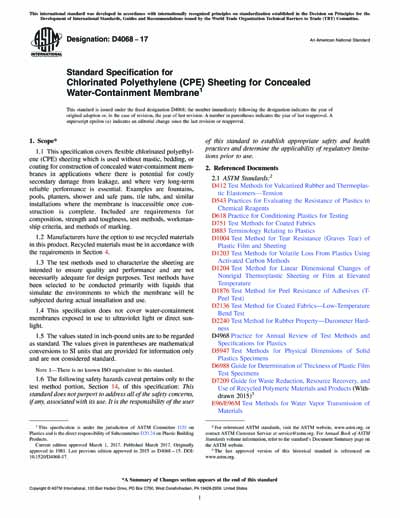 Standards PDF Cover Page