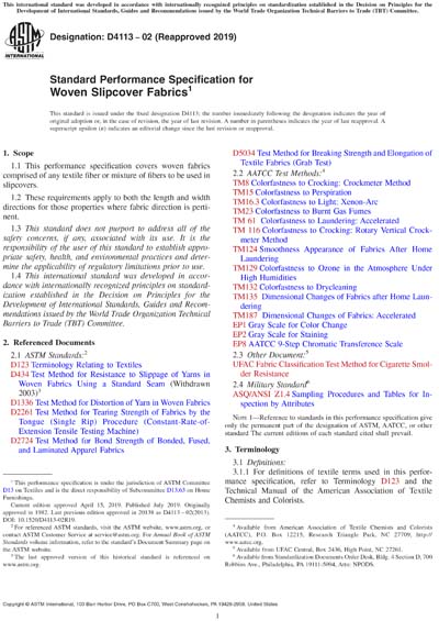 Standards PDF Cover Page