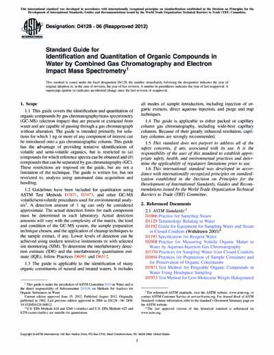 Standards PDF Cover Page