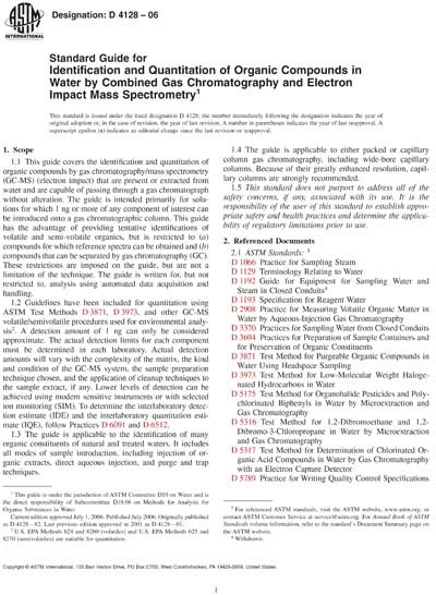 Standards PDF Cover Page