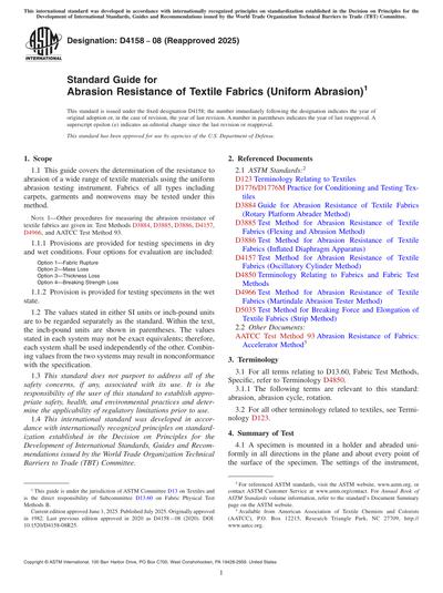 Standards PDF Cover Page