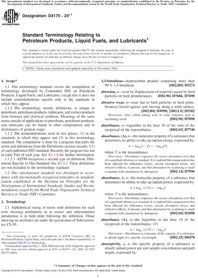 Standards PDF Cover Page