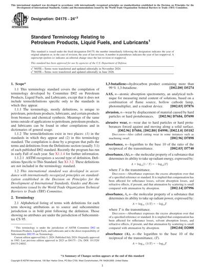 Standards PDF Cover Page