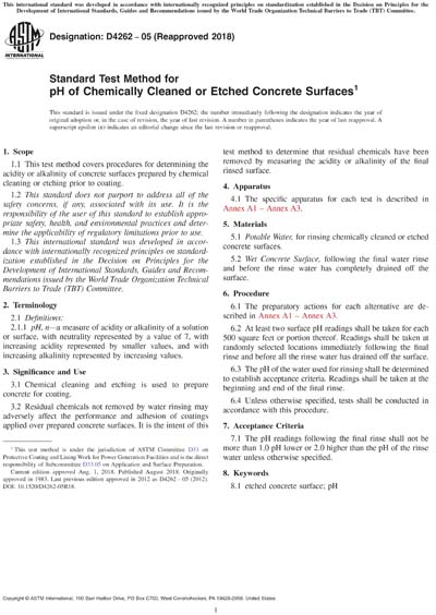 Standards PDF Cover Page