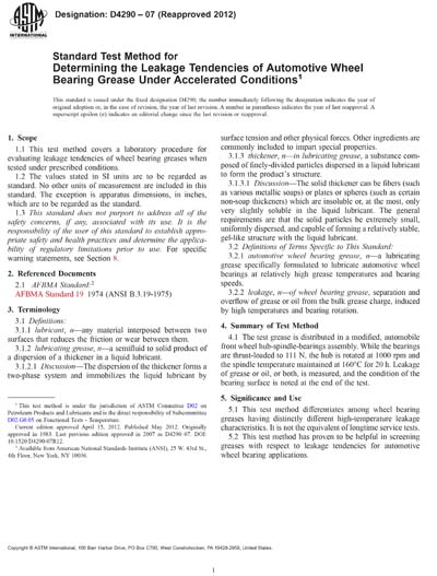 Standards PDF Cover Page