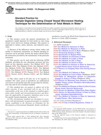Standards PDF Cover Page