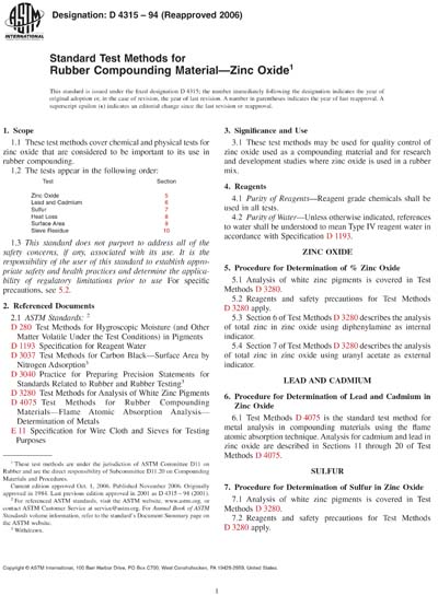 Standards PDF Cover Page