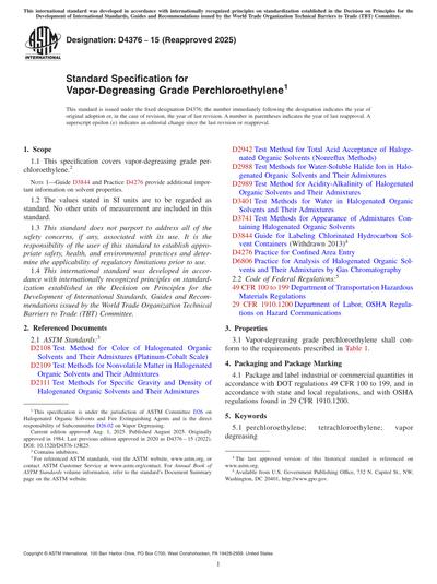 Standards PDF Cover Page