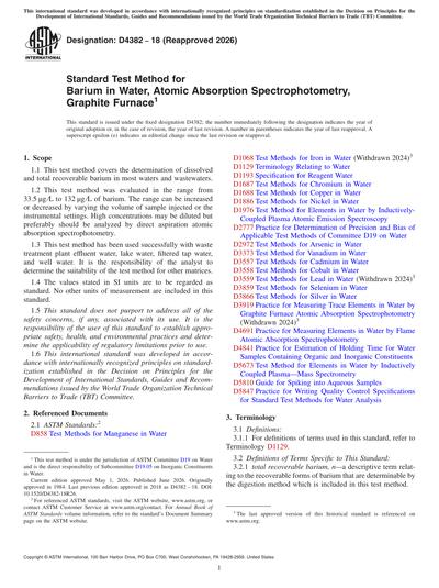 Standards PDF Cover Page