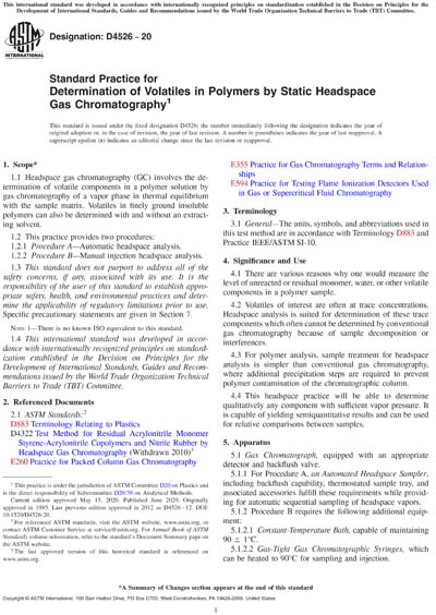 Standards PDF Cover Page