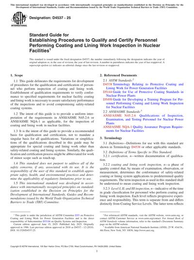 Standards PDF Cover Page