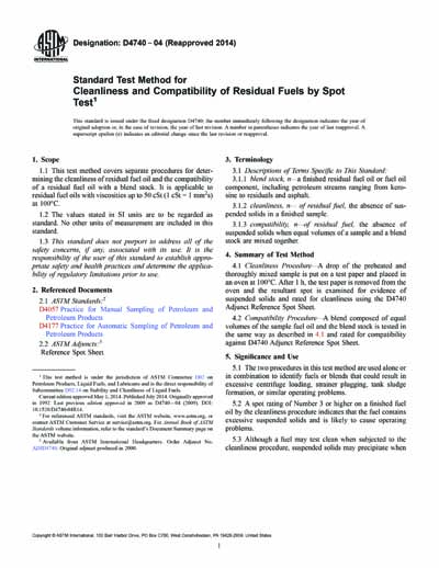 Standards PDF Cover Page