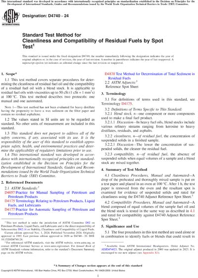 Standards PDF Cover Page