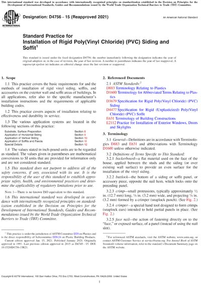 Standards PDF Cover Page