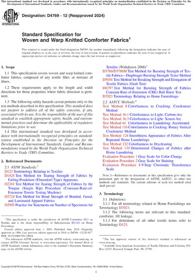 Standards PDF Cover Page
