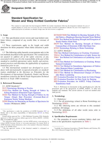 Standards PDF Cover Page