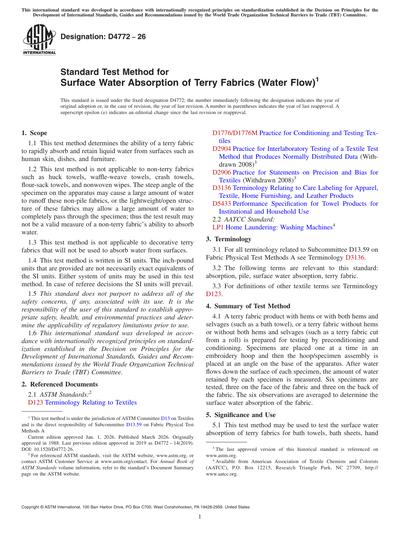Standards PDF Cover Page