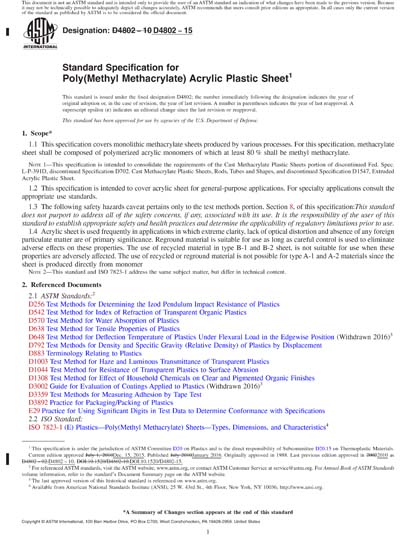 Standards PDF Cover Page