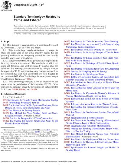 Standards PDF Cover Page