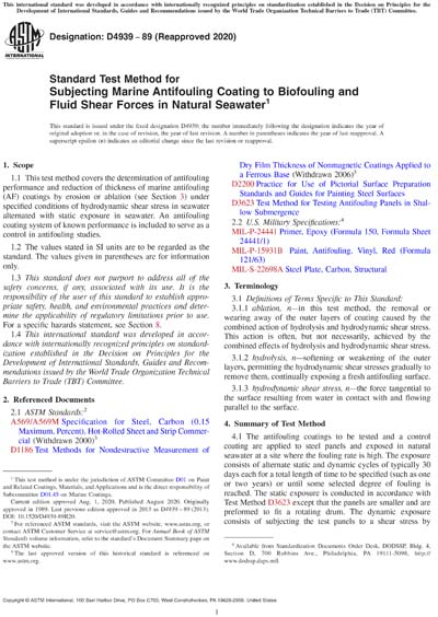 Standards PDF Cover Page