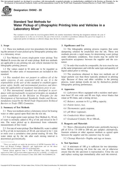Standards PDF Cover Page