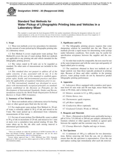 Standards PDF Cover Page