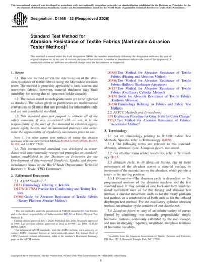 Standards PDF Cover Page