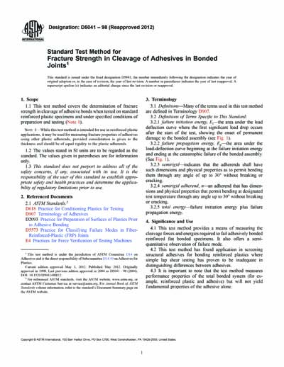 Standards PDF Cover Page