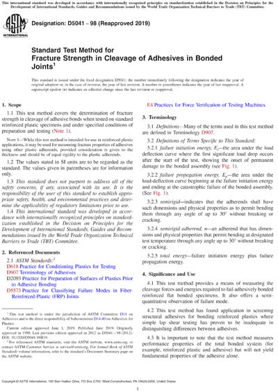 Standards PDF Cover Page