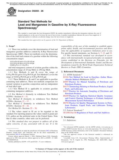 Standards PDF Cover Page