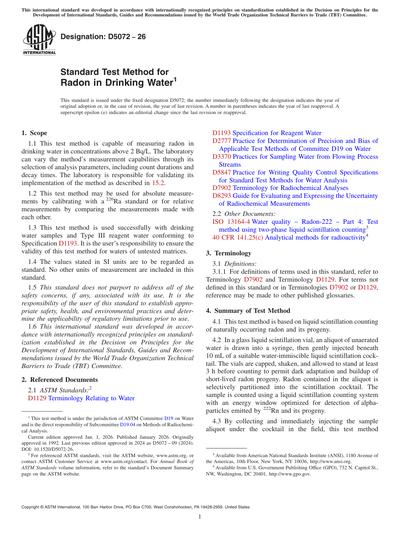 Standards PDF Cover Page