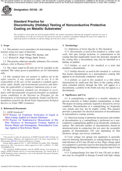 Standards PDF Cover Page
