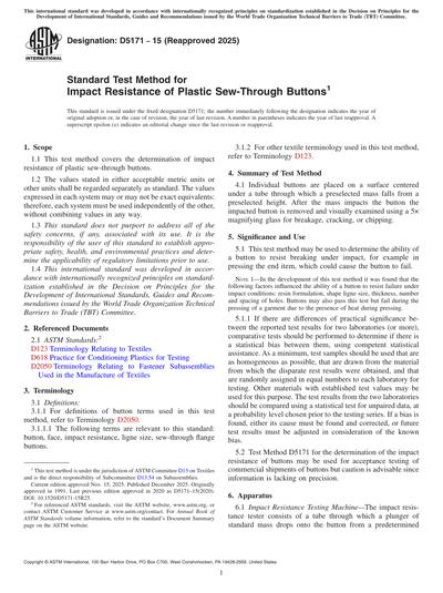 Standards PDF Cover Page
