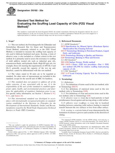 Standards PDF Cover Page