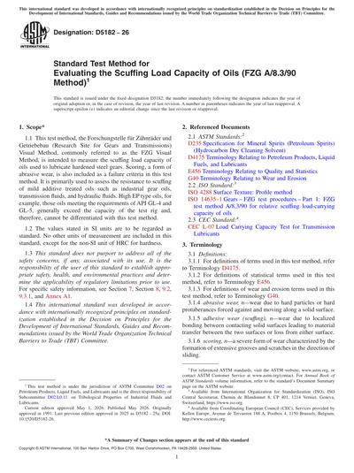 Standards PDF Cover Page