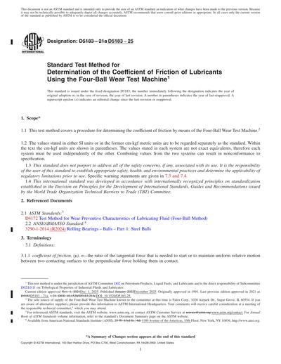 ASTM D5183-25 Red - Standard Test Method for Determination of the ...