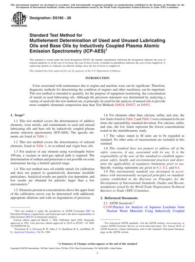 Standards PDF Cover Page