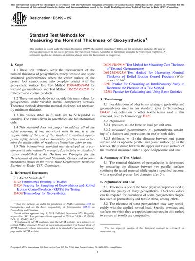 Standards PDF Cover Page