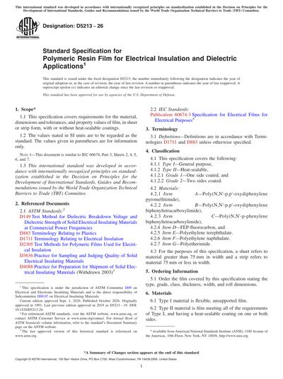Standards PDF Cover Page