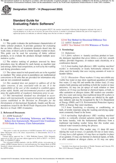 Standards PDF Cover Page