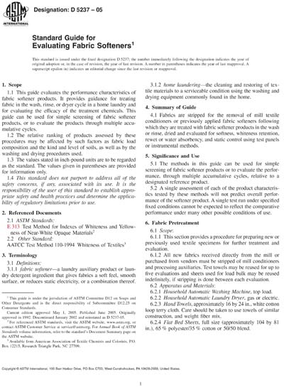 Standards PDF Cover Page