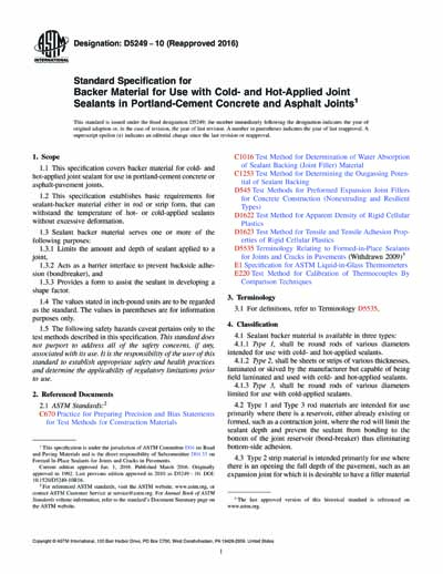 Standards PDF Cover Page