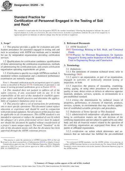 Standards PDF Cover Page