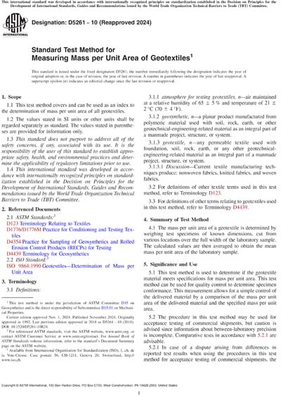 Standards PDF Cover Page