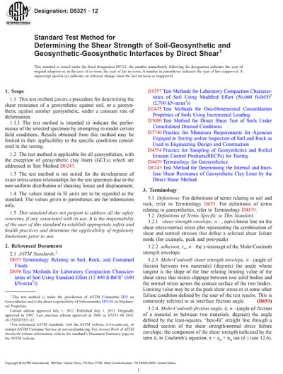 Standards PDF Cover Page