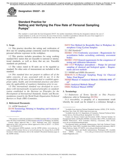 Standards PDF Cover Page
